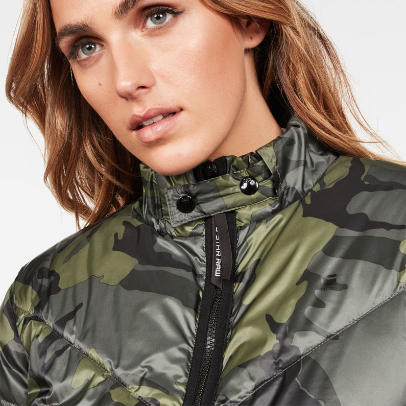 G-Star RAW® Whistler Padded Reversible Jacket Grey detail shot