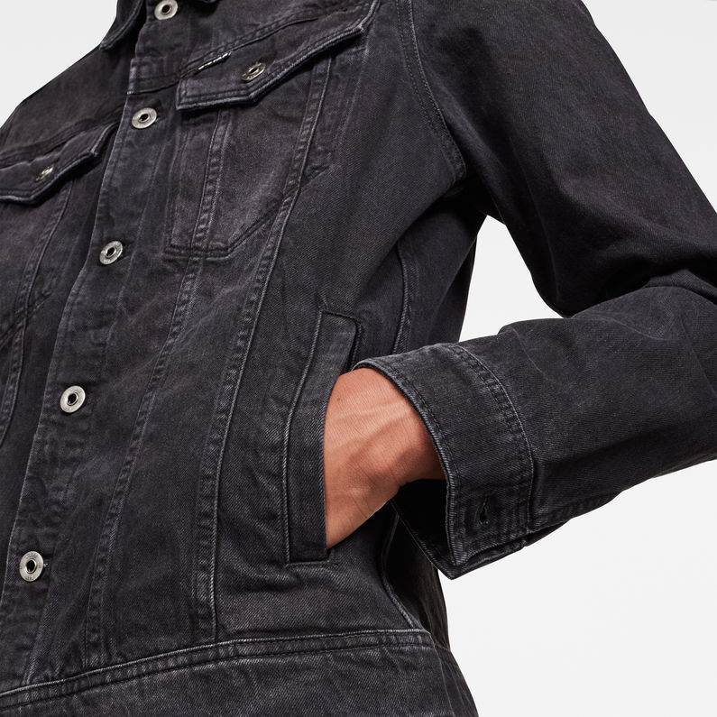 G-Star RAW® 3301 Deconstructed 3D Slim Jacket detail shot