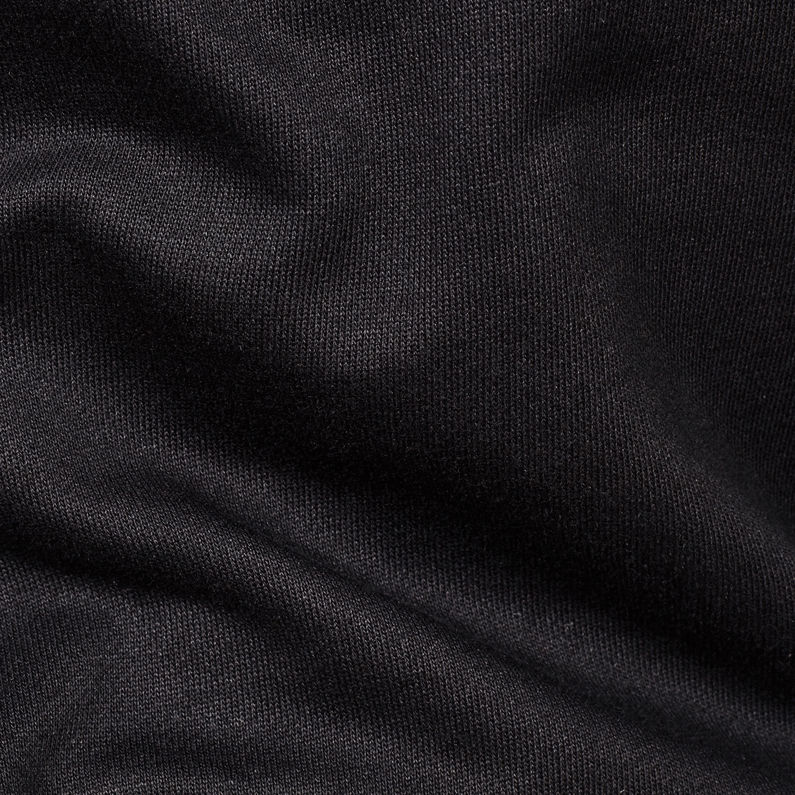 G-Star RAW® Micella Cropped Sweat Noir fabric shot