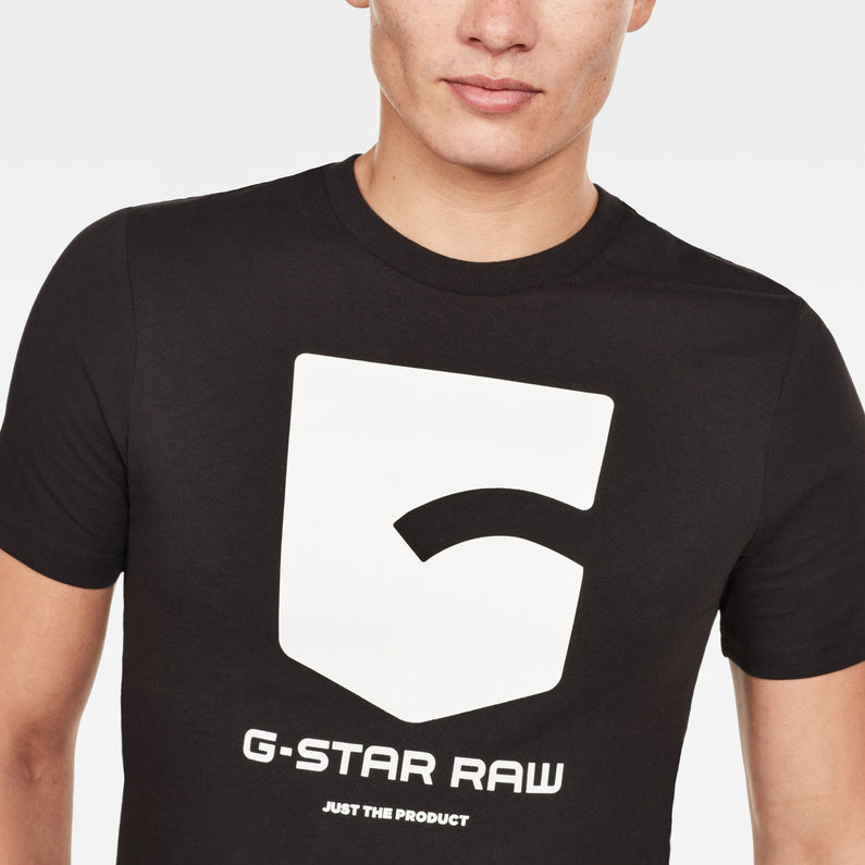 G-Star RAW® Graphic 47 T-Shirt Black detail shot