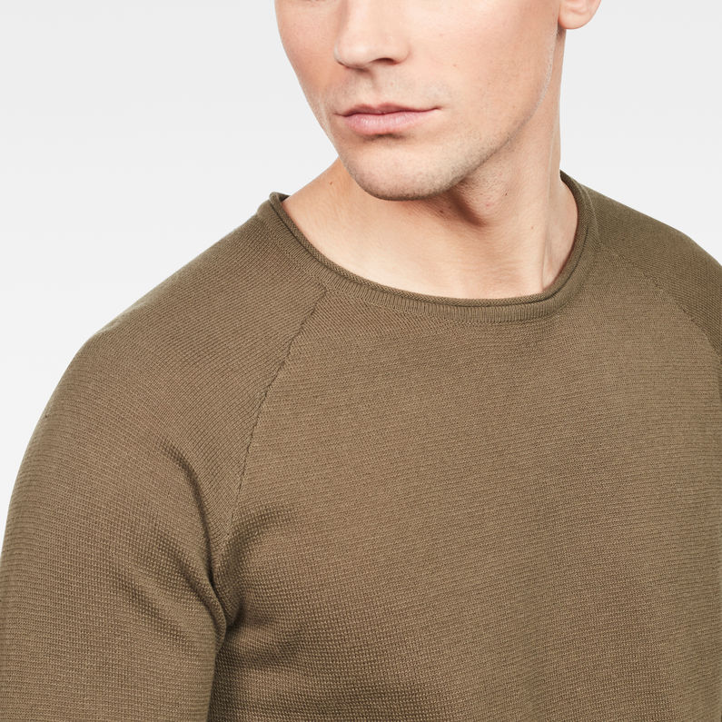 G-Star RAW® Core Straight Knit Green detail shot