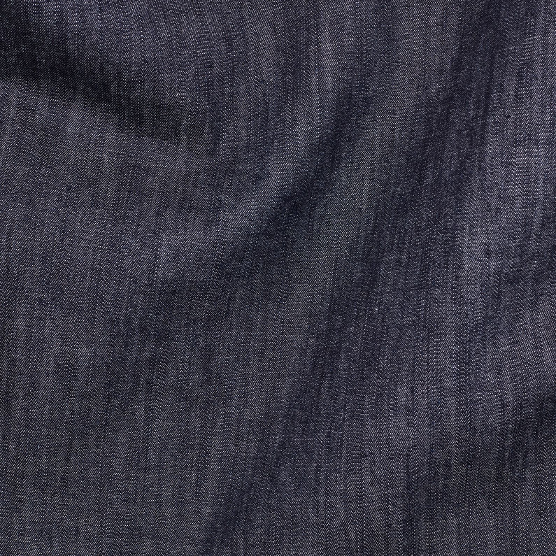 G-Star RAW® Pleated Sleeveless Shirt Dress Dark blue fabric shot