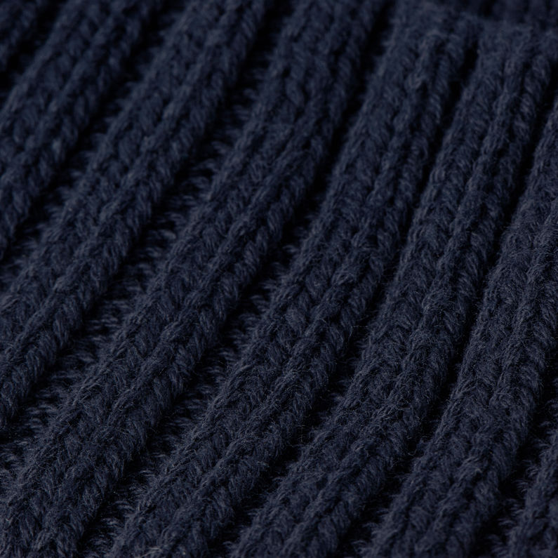 G-Star RAW® Vaan Beanie Dark blue fabric shot