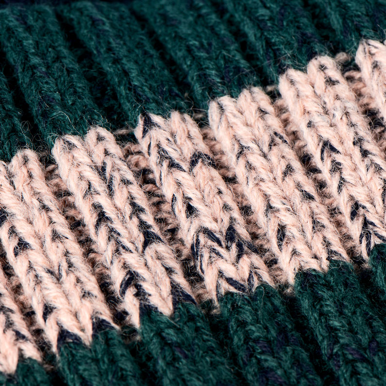 G-STAR Outlet Sash Beanie Dark blue fabric shot