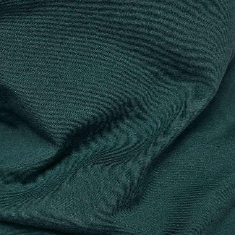 G-Star RAW® Eyben Slim Top Green fabric shot