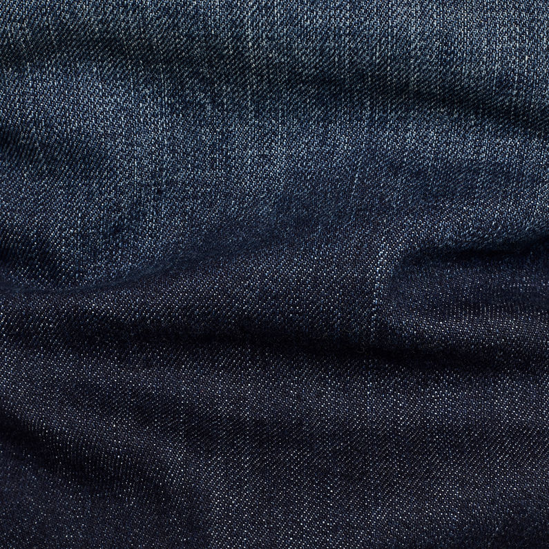 G-Star RAW® 3301 Straight Denim Jacket C Dark blue fabric shot