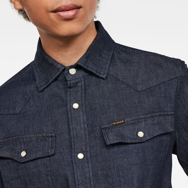 G-Star RAW® Denim Slim Shirt Dark blue