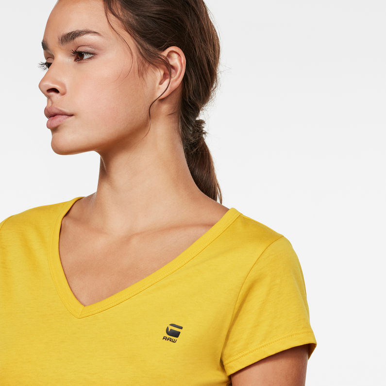 G-Star RAW® Eyben Top Yellow detail shot