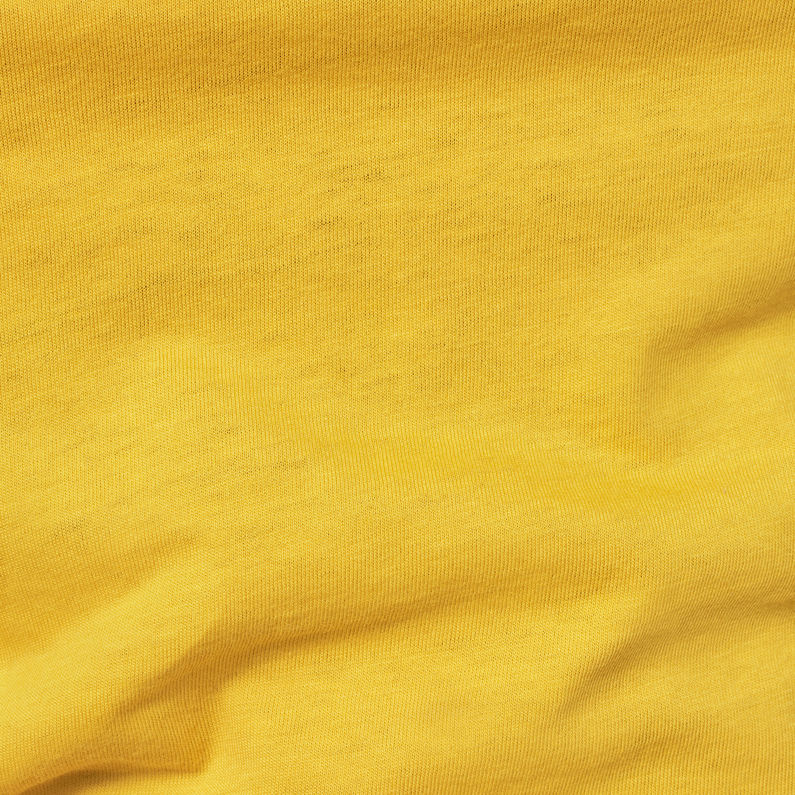 G-Star RAW® Eyben Top Yellow fabric shot