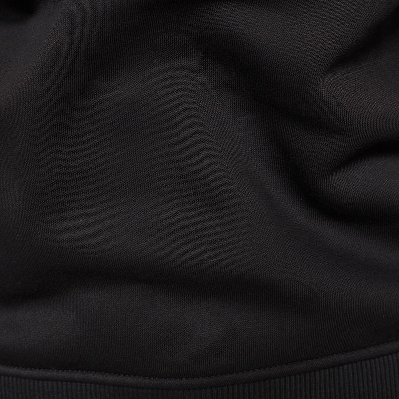 G-Star RAW® Sport Heather Stripe Hoodie Black fabric shot