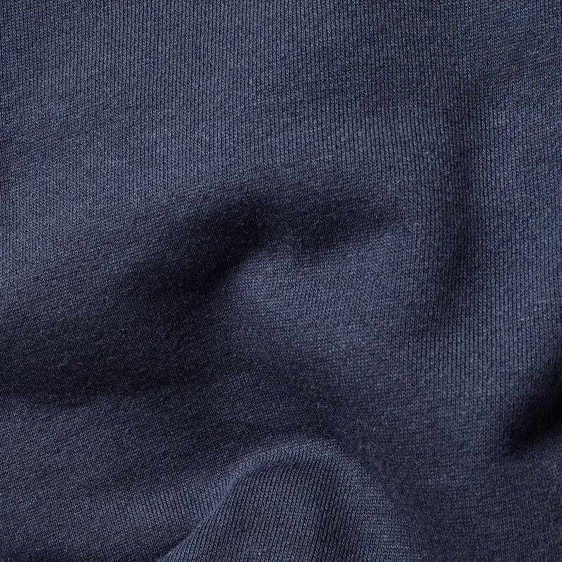 G-STAR Outlet Graphic Graw Straight Sweater Dark blue fabric shot