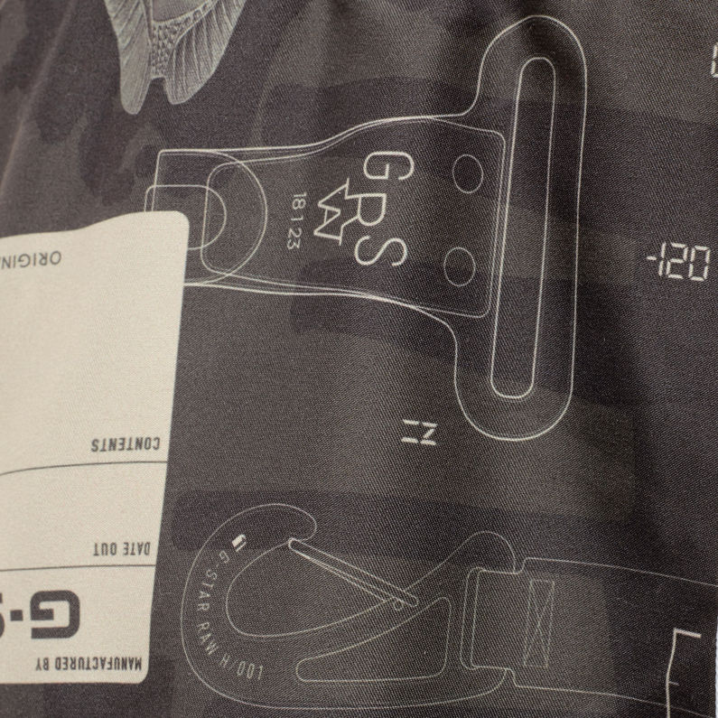 G-STAR Outlet Dirik Zip All Over Printed Swimshorts Multi color