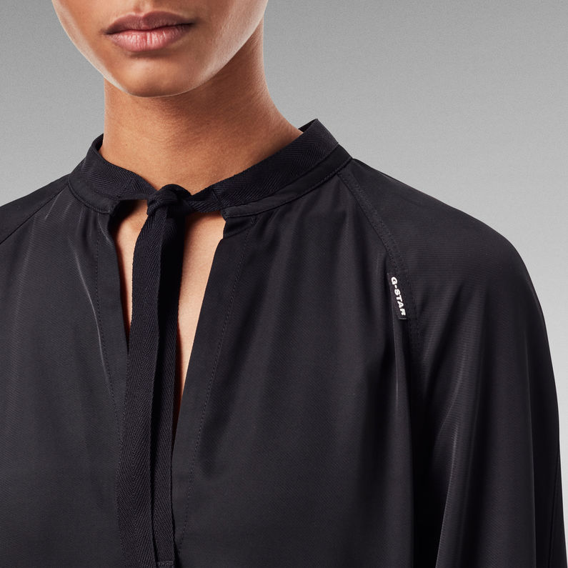 G-STAR Outlet V-neck tunic dress Black