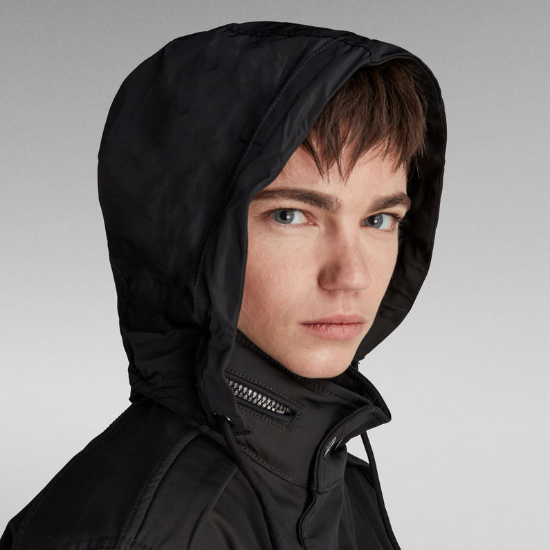 G-STAR Outlet Fishtail Parka Black