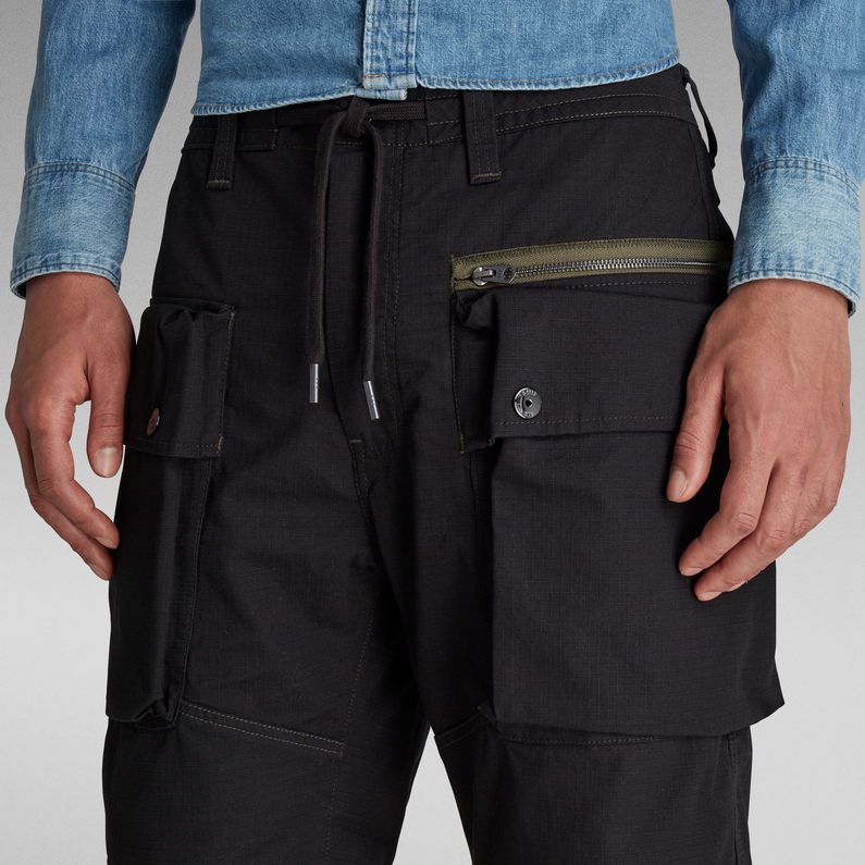 G-STAR Outlet Alpine Pocket Modular Shorts Black
