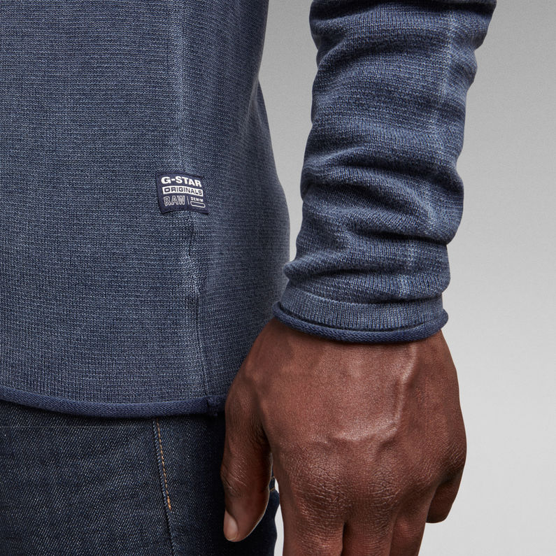 G-STAR Outlet Bronek Knitted Sweater Dark blue