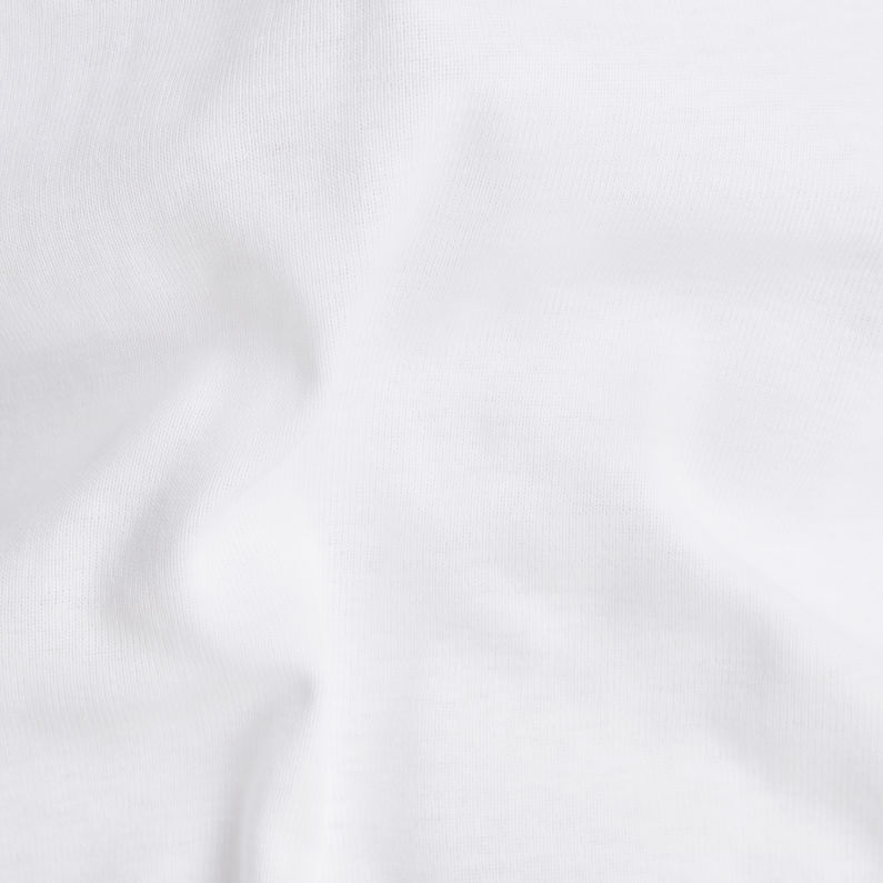 G-Star RAW® Basic Round Neck Long Sleeve T-Shirt ホワイト