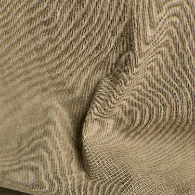 G-STAR Outlet Camiseta Regular Fit Overdyed Marrón