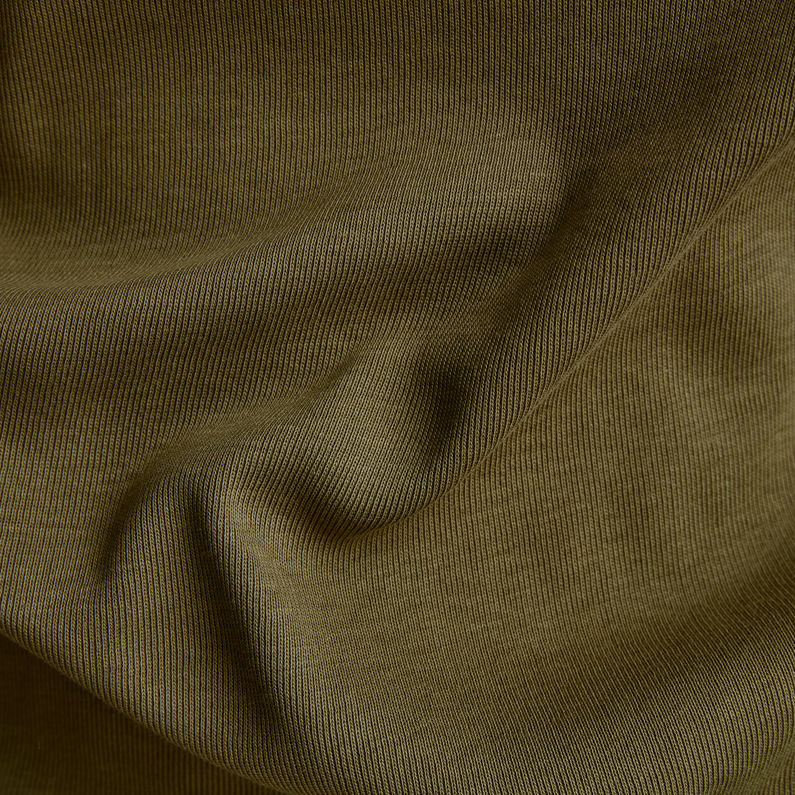 G-STAR Outlet Granddad Slim T-Shirt Green