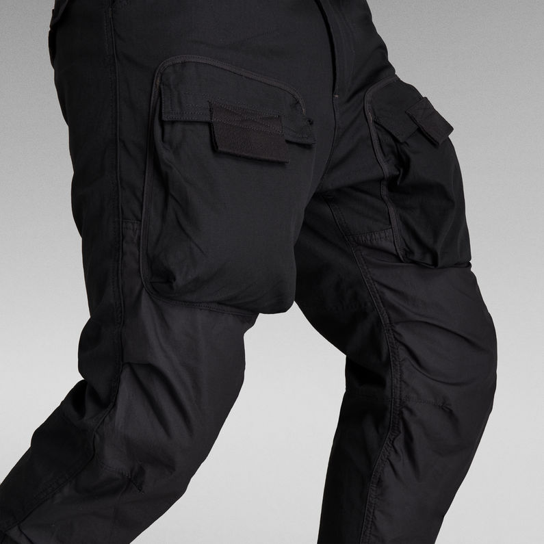 G-STAR Outlet 3D Straight Tapered Cargo Pants Black