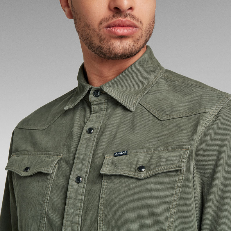 G-STAR Outlet Camisa 3301 Slim Verde