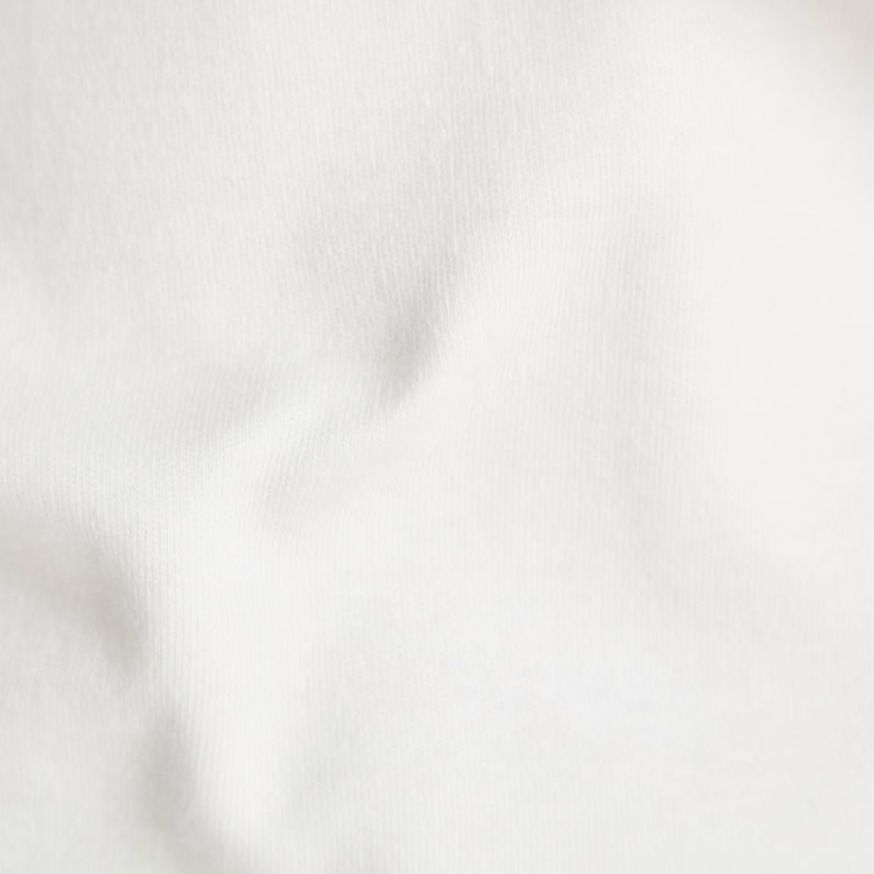 G-STAR Outlet Camiseta Front Stitch Blanco