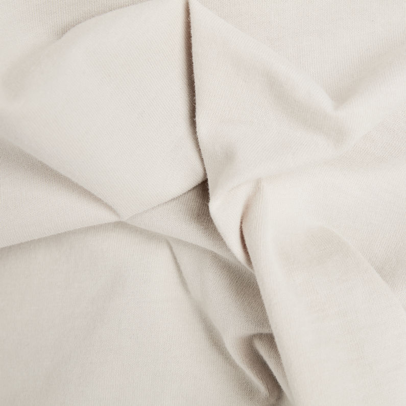 G-STAR Outlet Loose Graphic Funnel T-Shirt Beige