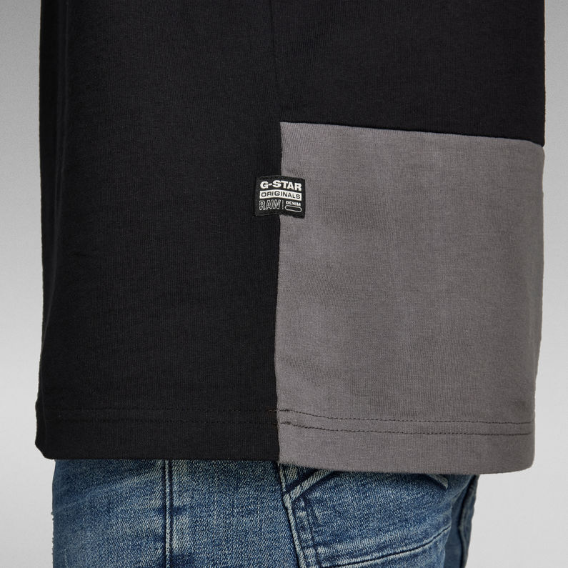 G-STAR Outlet Canoe Colorblock T-Shirt Black