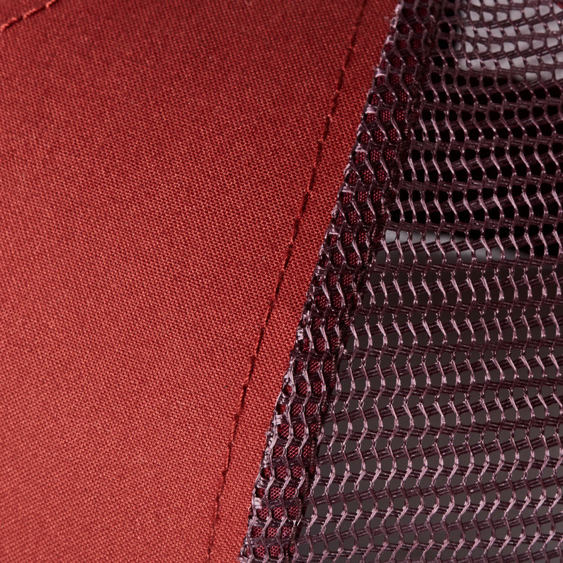 G-STAR Outlet Label Baseball Trucker Cap Red