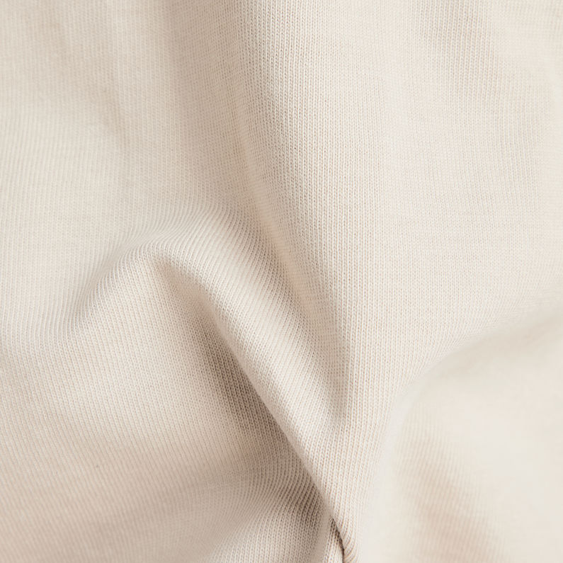 G-STAR Outlet Baseball Collar Tee Beige