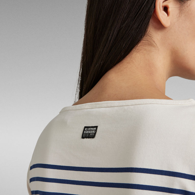 G-STAR Outlet Stripe Graphic Boat Top Multi color