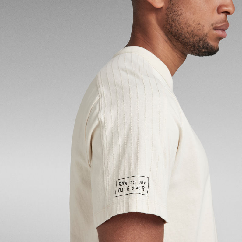 G-STAR Outlet Stitch Panel Top Beige