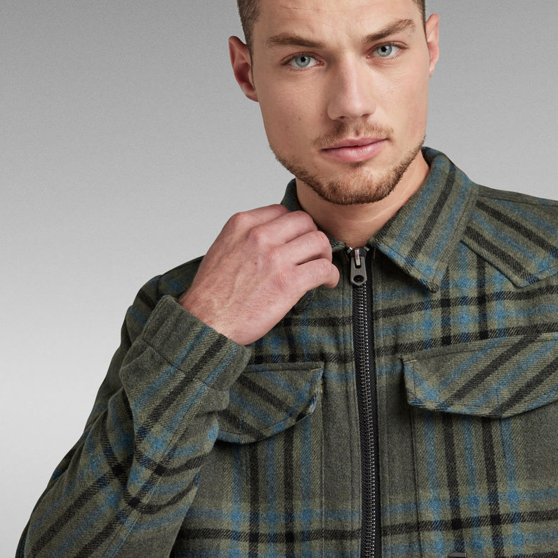 G-STAR Outlet Check Overshirt Jacket Multi color