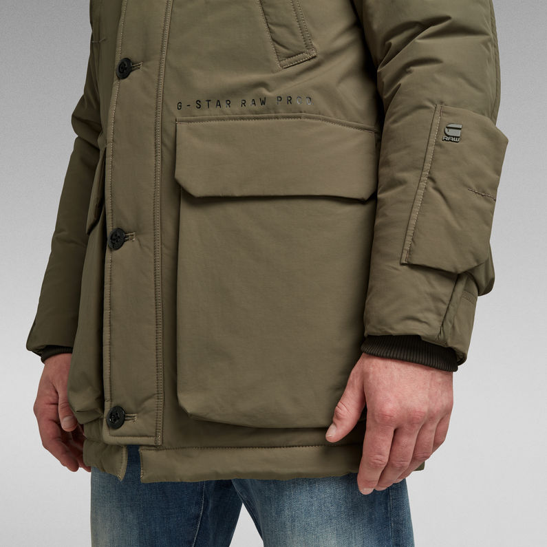 G-STAR Outlet Parka Vodan Padded Hooded Verde