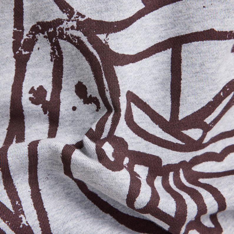 G-STAR Outlet Sudadera Line Art Splatter Multi color