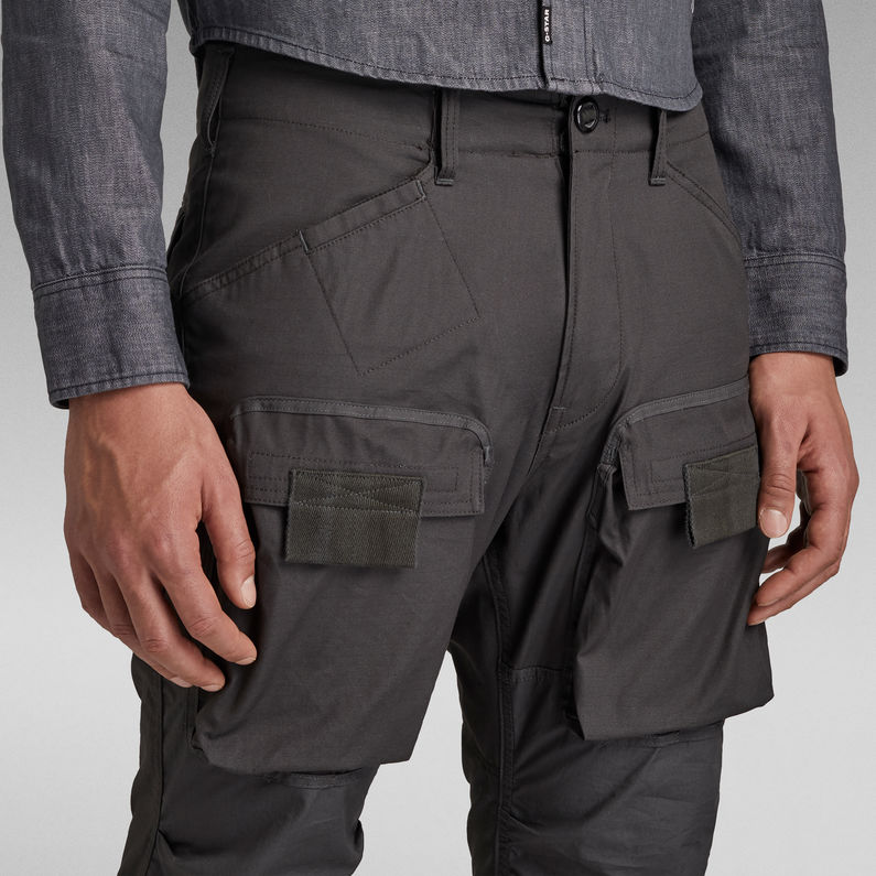 G-STAR Outlet 3D Straight Tapered Cargo Pants Grey