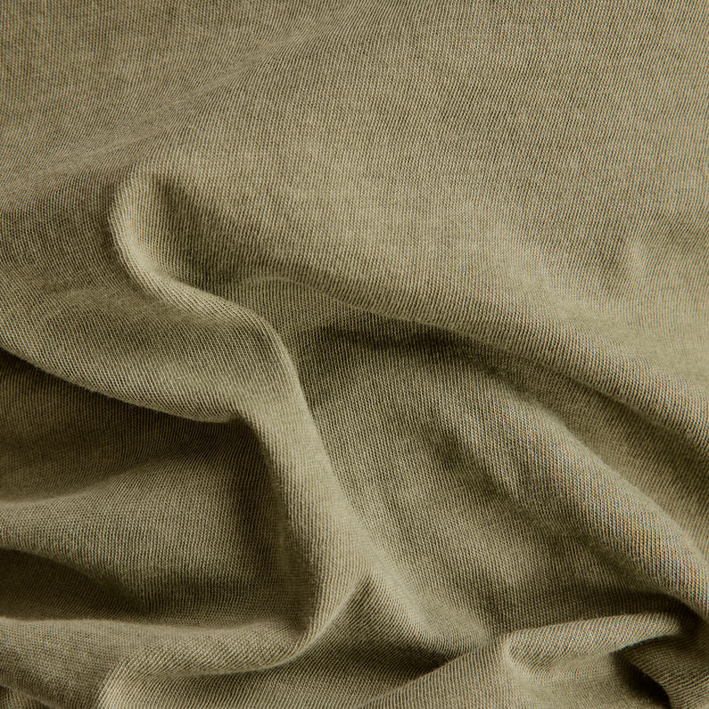 G-STAR Outlet Regular Fit T-Shirt Overdyed Green