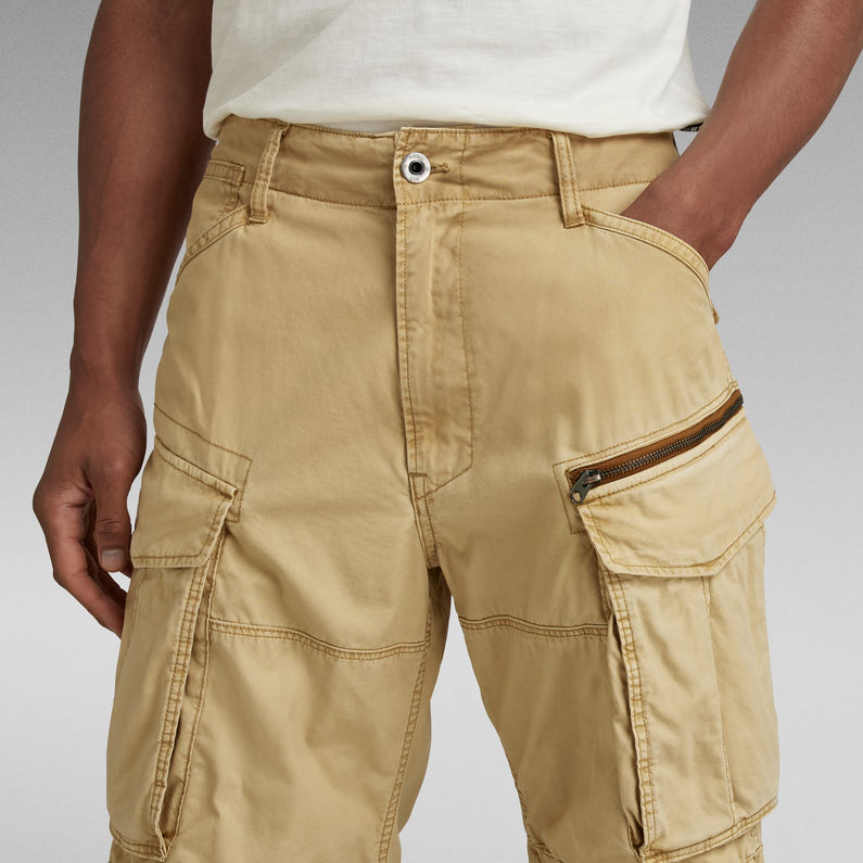 G-STAR Outlet Rovic Zip Relaxed Shorts Beige