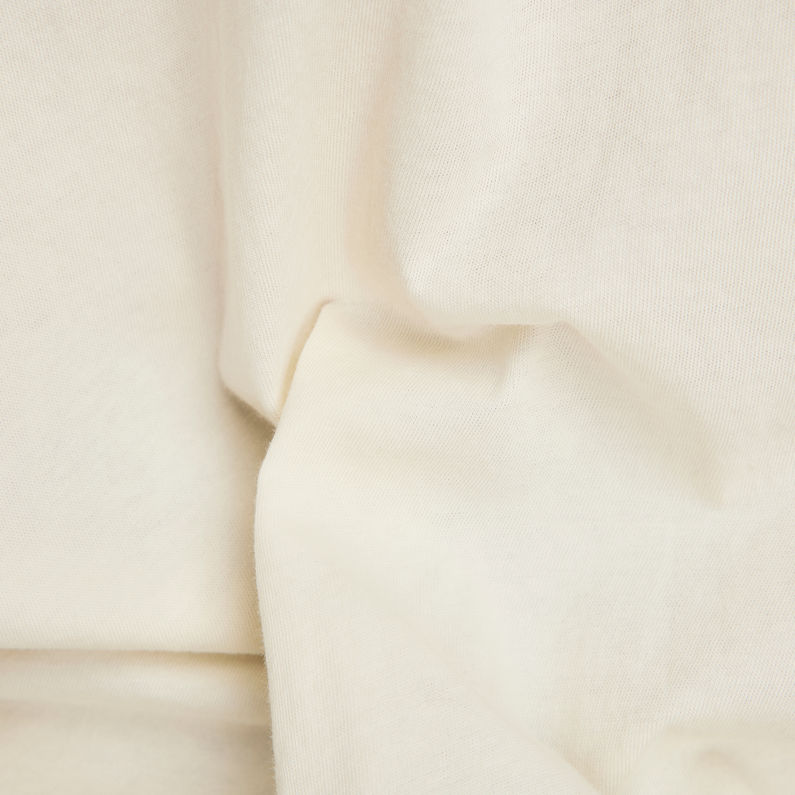 G-STAR Outlet Lash Tape Cap Sleeve T-Shirt White