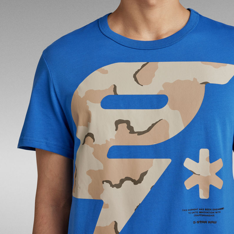 G-STAR Outlet Graphic 13 T-Shirt Medium blue