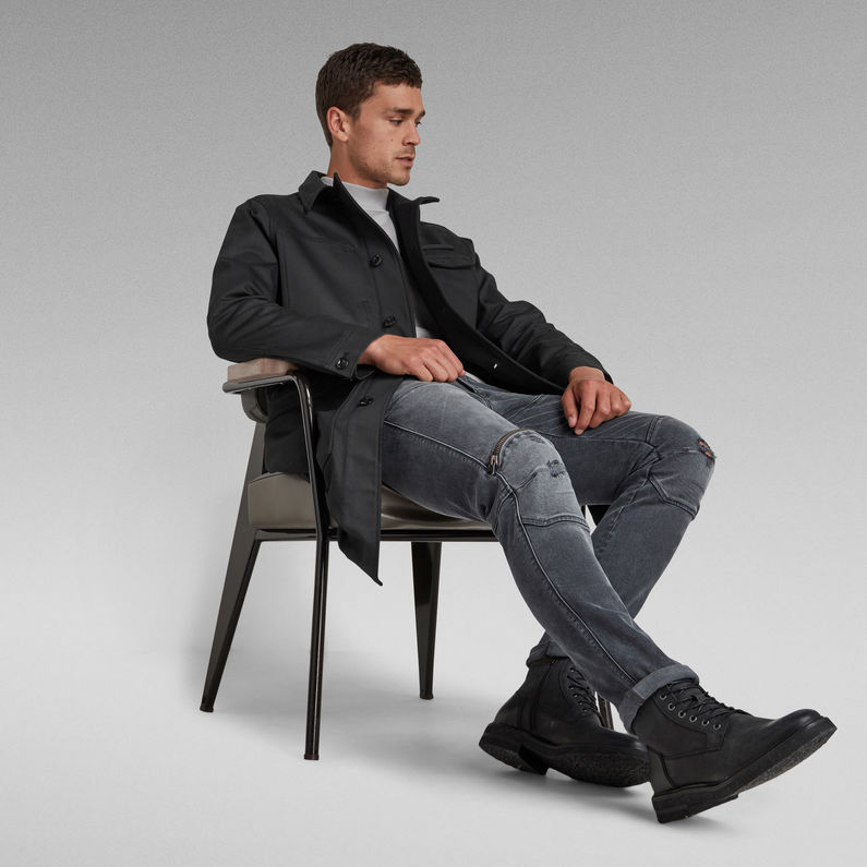 G-STAR Outlet Patched Pocket Trench Black