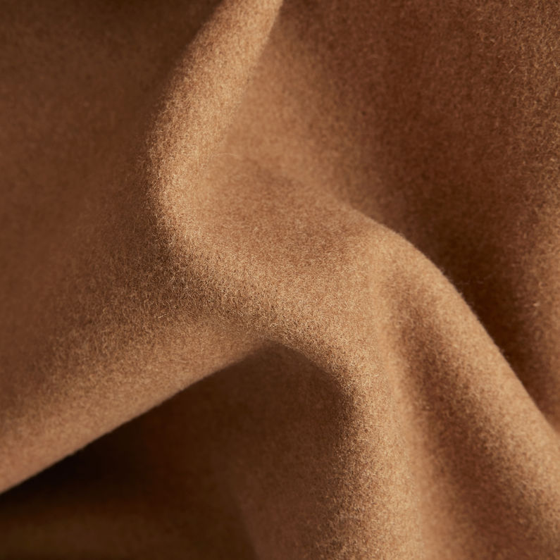 G-STAR Outlet Wool Hoody Jacket Brown