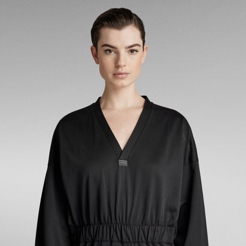 G-STAR Outlet Adjustable Leg Jumpsuit Black