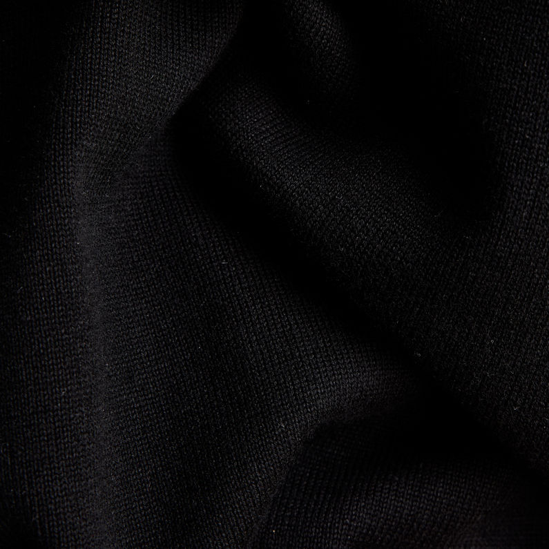 G-STAR Outlet Core Round Neck Knitted Sweater Black
