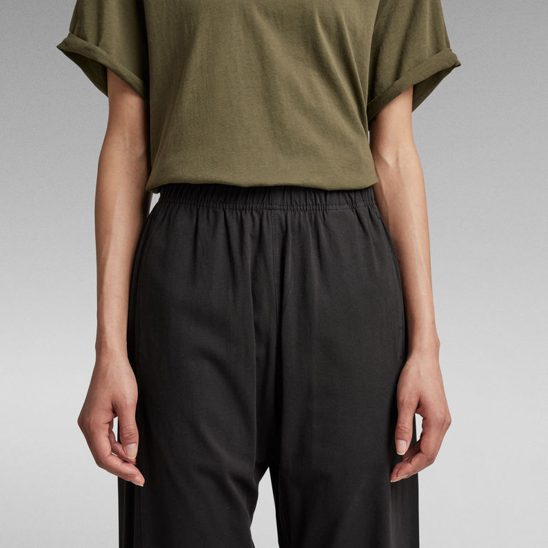 G-STAR Outlet Wide Leg Track Pants Black