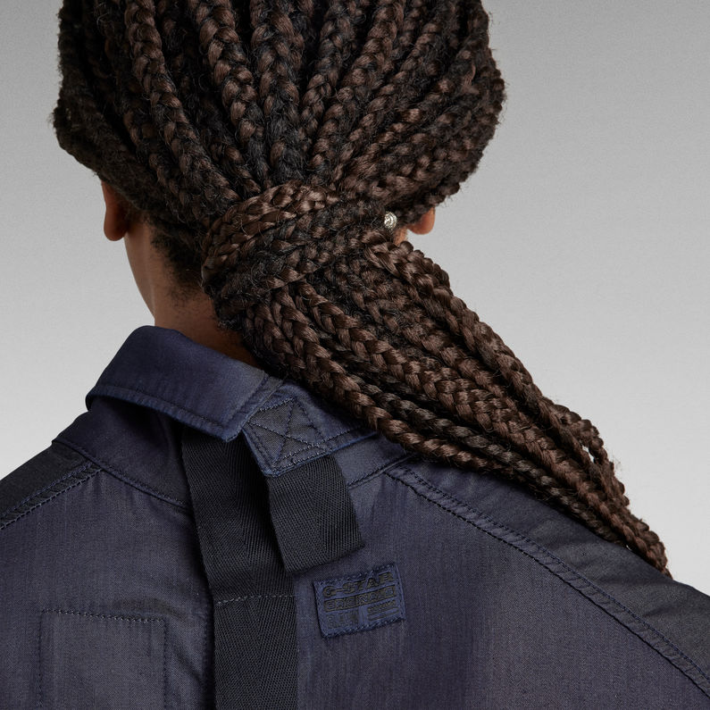 G-STAR Outlet Holiday Back Closure Top Dark blue