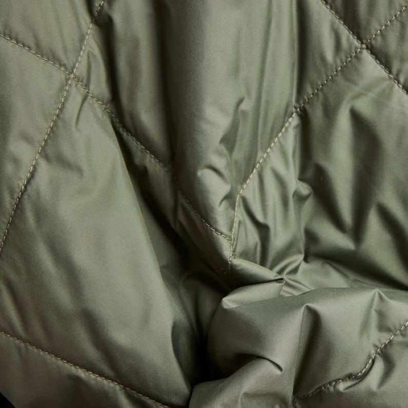 G-STAR Outlet Padded Bomber Collar Green