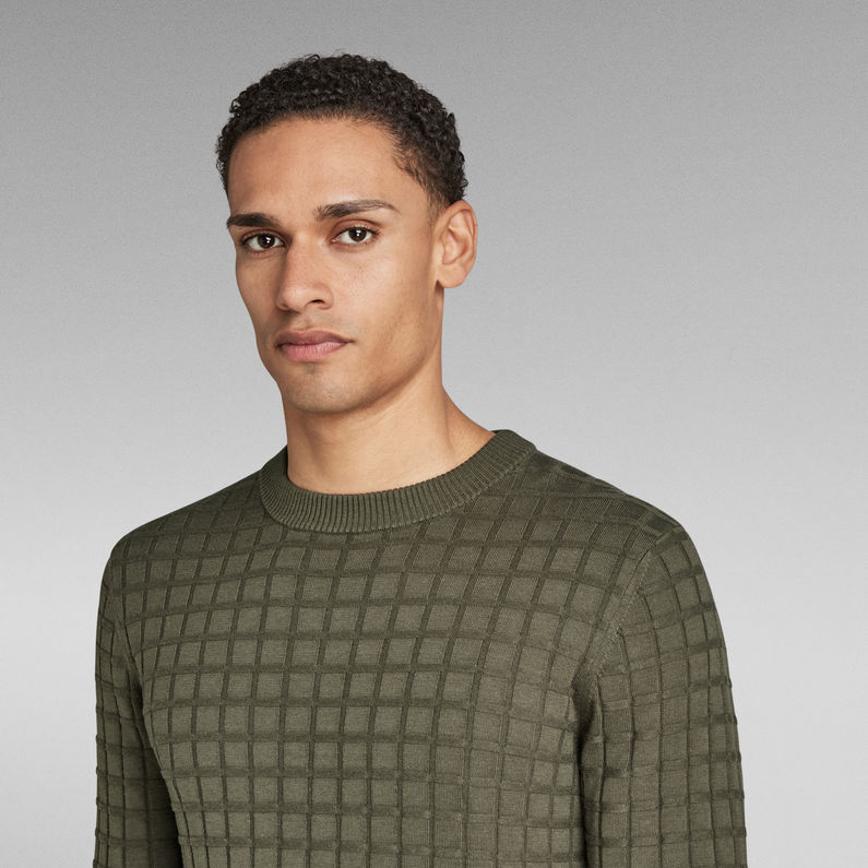 G-STAR Outlet Table Knitted Sweater Green