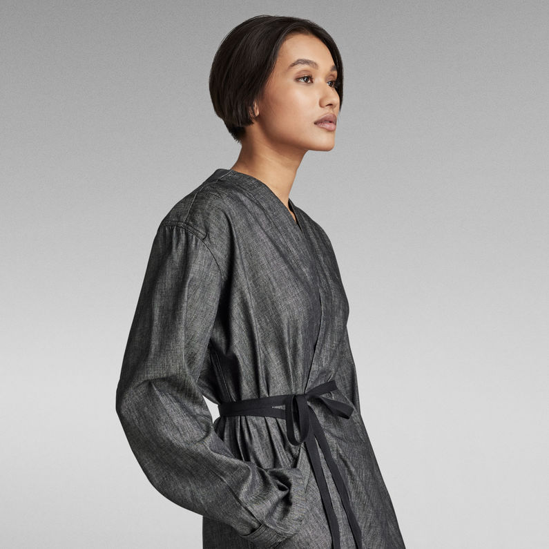 G-STAR Outlet Wrap Dress Black