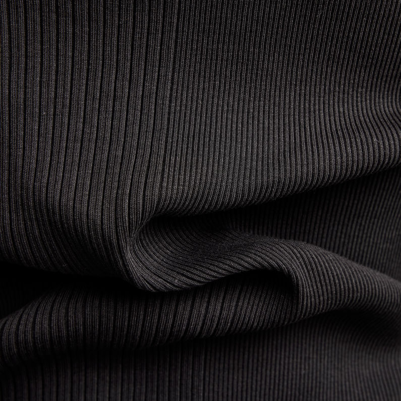 G-STAR Outlet Crespo Rib Slim Top Black